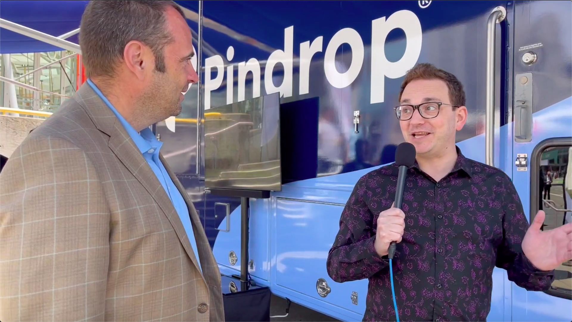 Mark Horne, CMO of voice authentication solutions provider Pindrop, gives SC Media&#8217;s Bradley Barth a preview of the experiences found inside the company&#8217;s RV-based mobile tech exhibit.