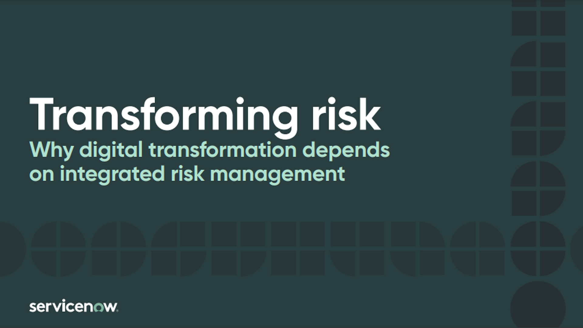 Transforming risk – Why digital transformation depends on integrated risk management