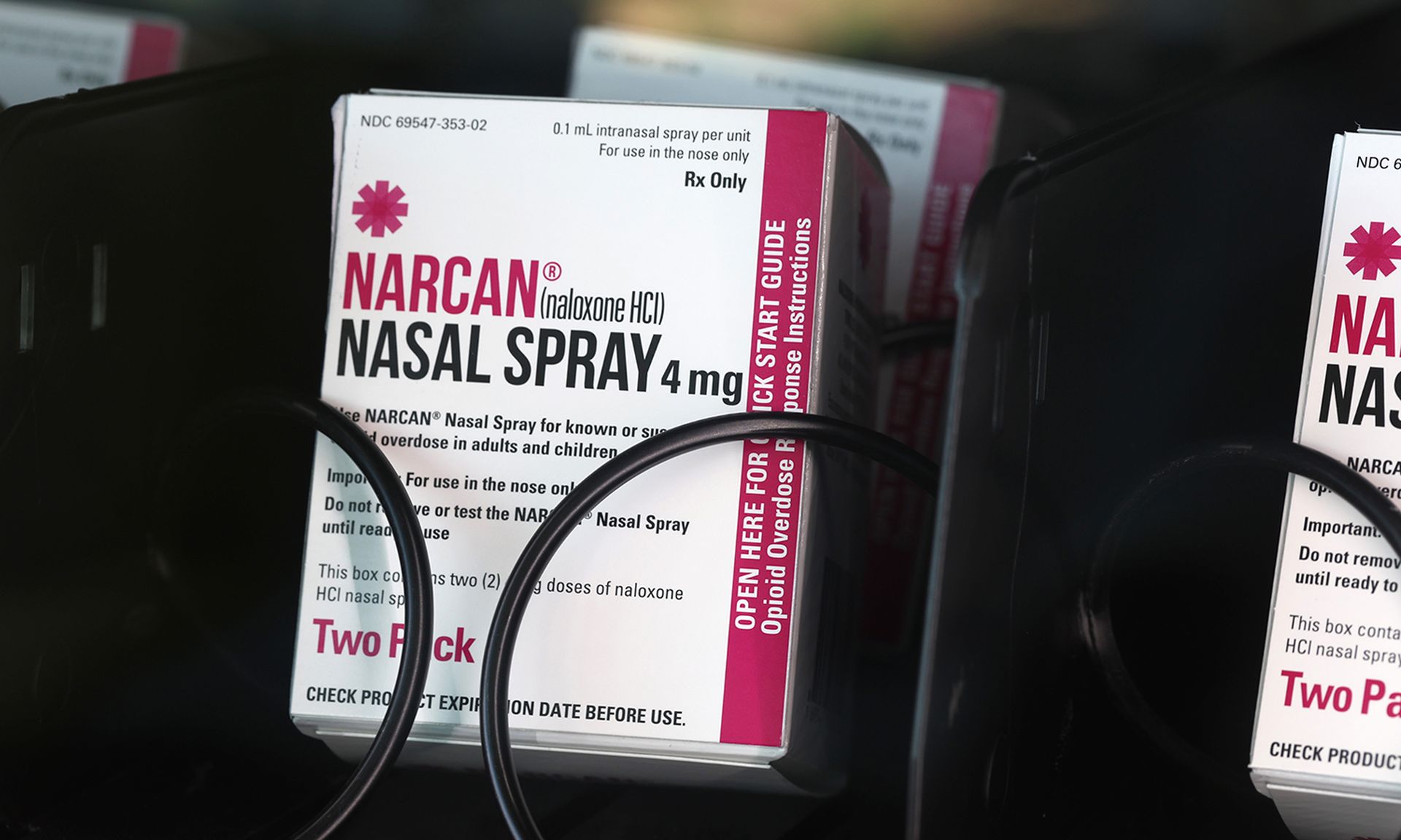 A vending machine with Narcan
