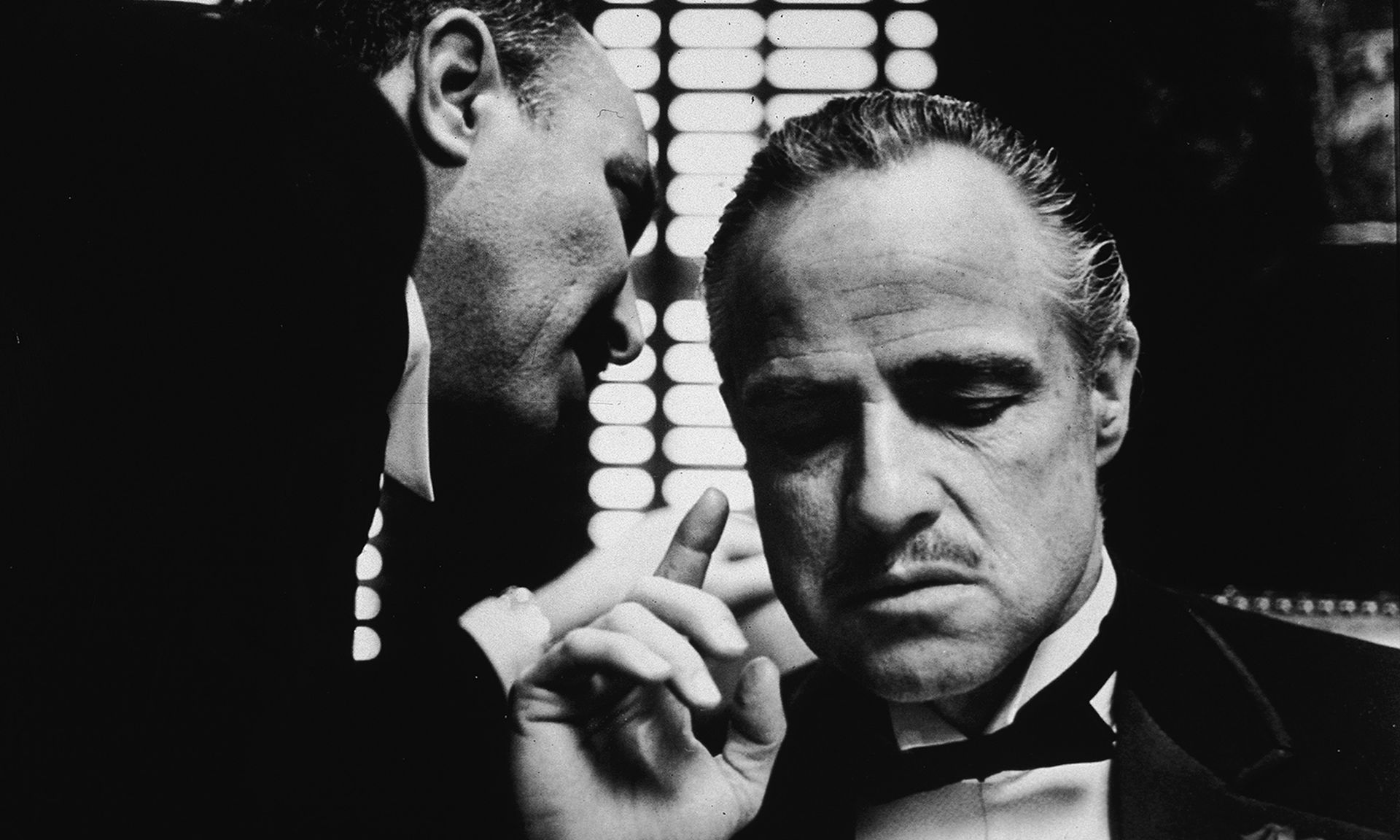 Marlon Brando in the film "The Godfather."