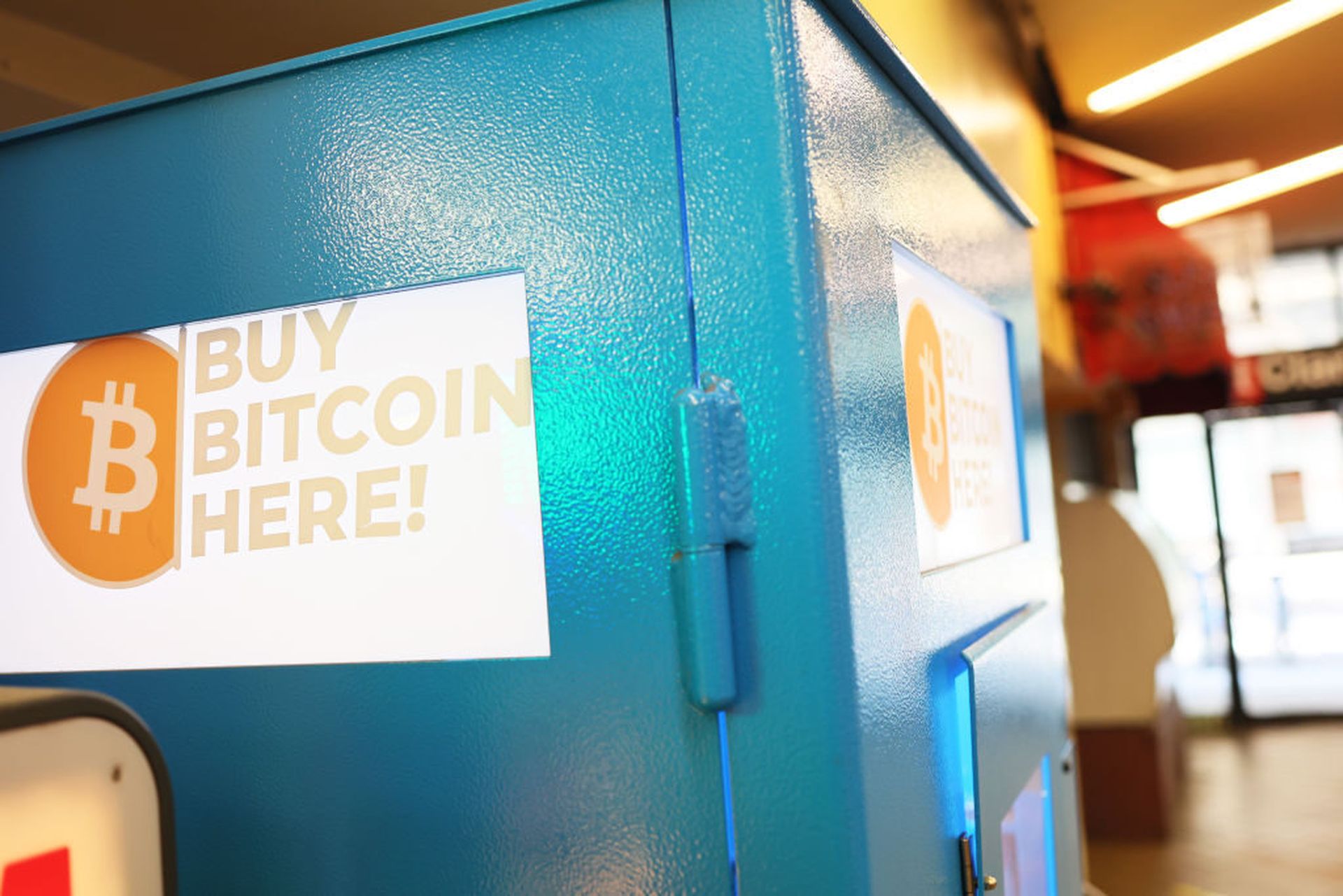 A Bitcoin ATM is seen at the Clark Street subway station on June 13, 2022 in the Brooklyn Heights neighborhood of Brooklyn in New York City. According to a new blog post from Microsoft, a hacking group being tracked under the designation DEV-0139 has been using Telegram groups to facilitate communication between VIP clients and cryptocurrency excha...