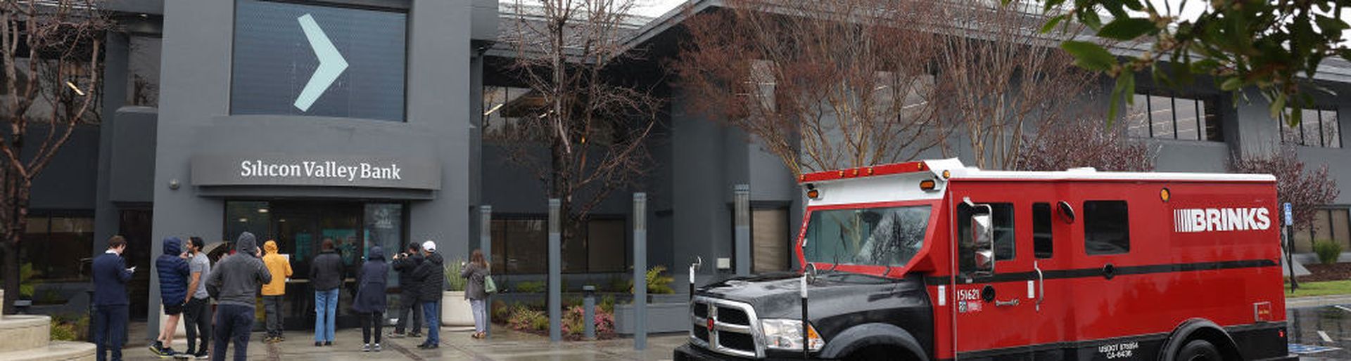SANTA CLARA, CALIFORNIA &#8211; MARCH 10: A Brinks armored truck sits parked in front of the shuttered Silicon Valley Bank (SVB) headquarters on March 10, 2023 in Santa Clara, California. Silicon Valley Bank was shut down on Friday morning by California regulators and was put in control of the U.S. Federal Deposit Insurance Corporation. Prior to be...