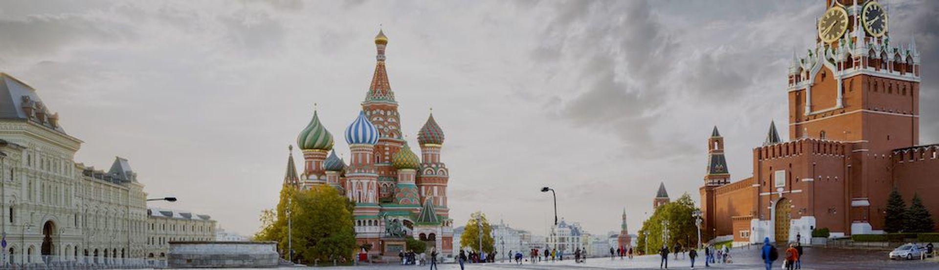 Panorama of Red Square in Moscow, Russia