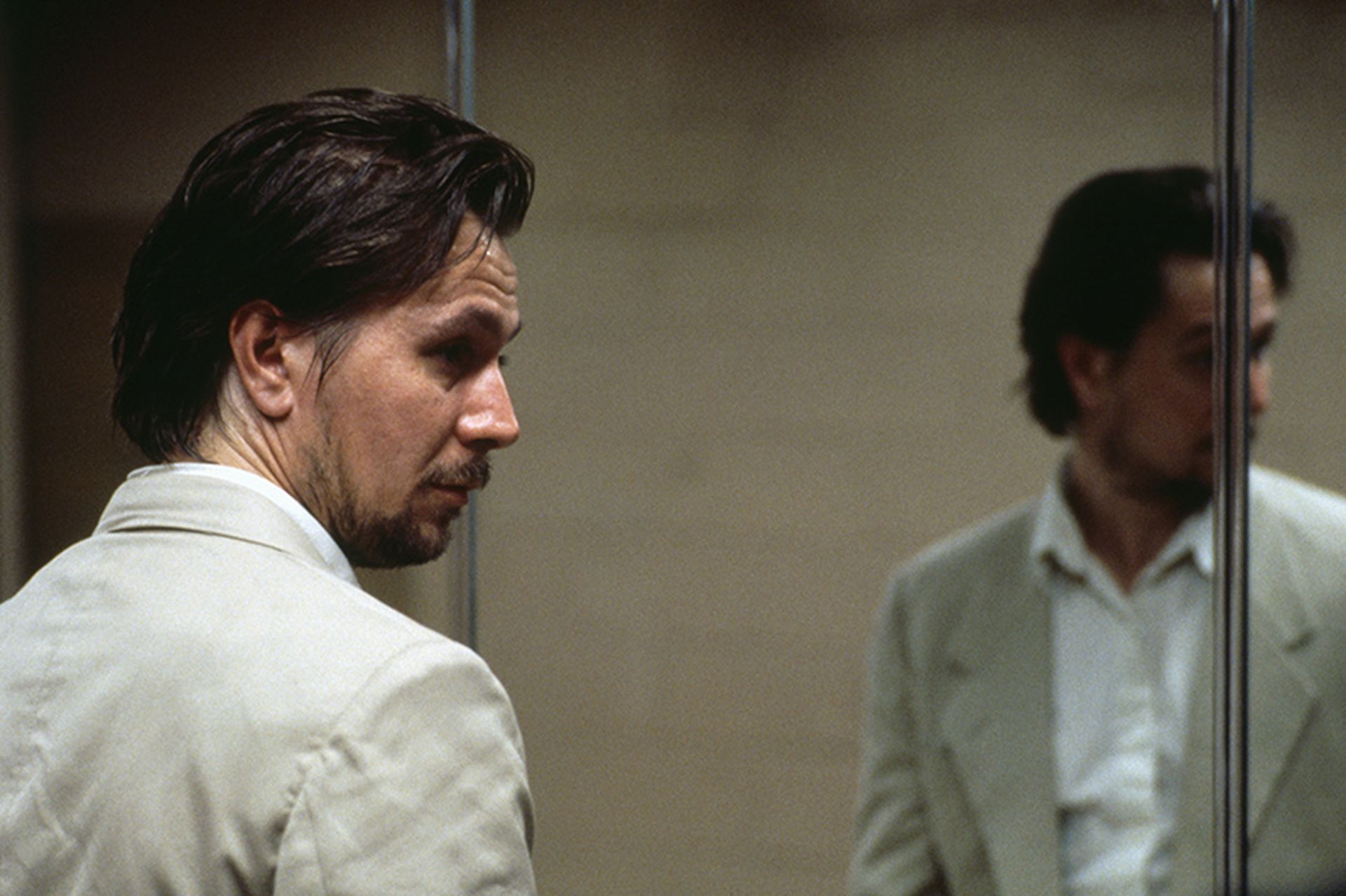 Actor Gary Oldman in a scene from the movie "Leon."
