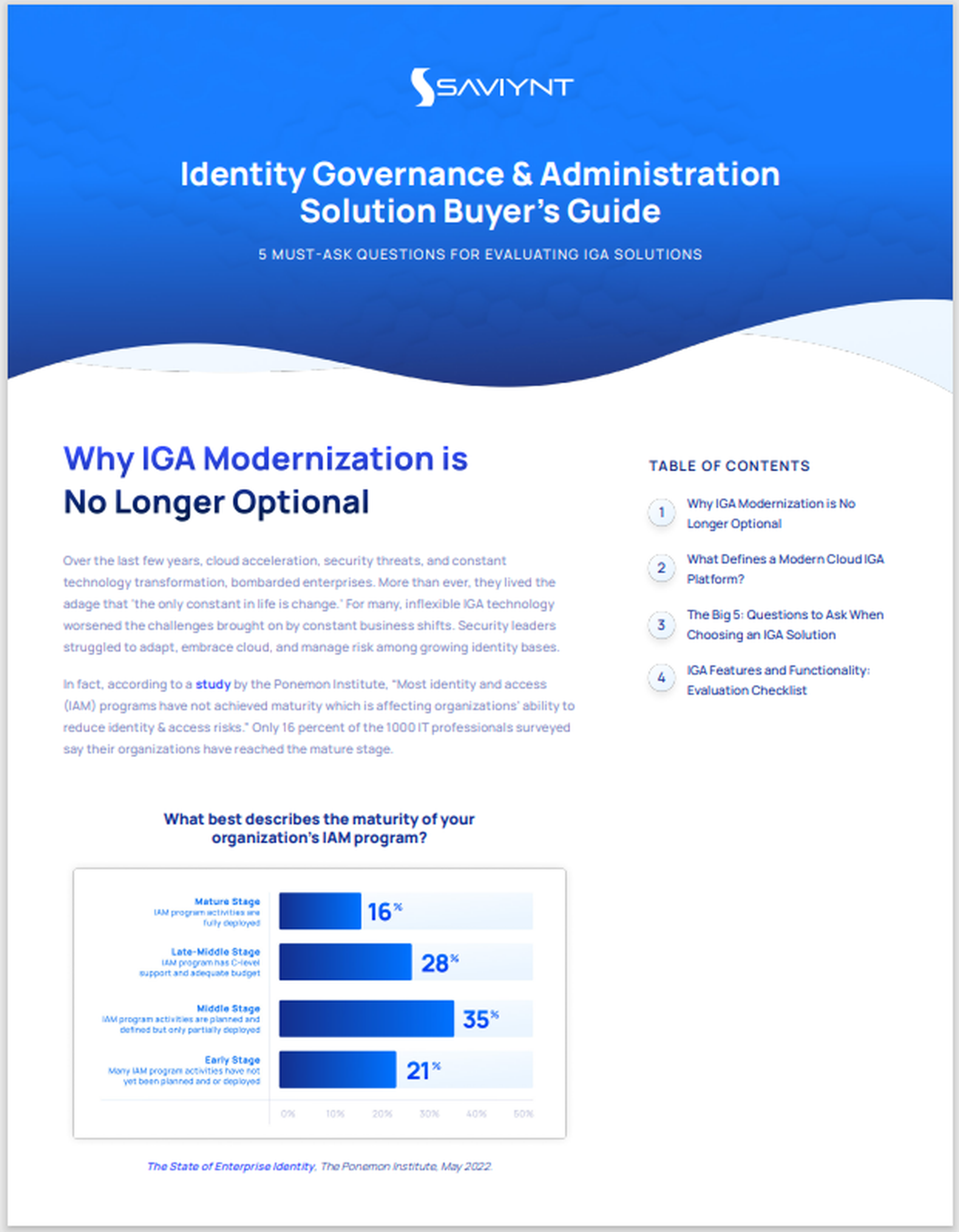 Identity Governance & Administration Solution Buyer’s Guide