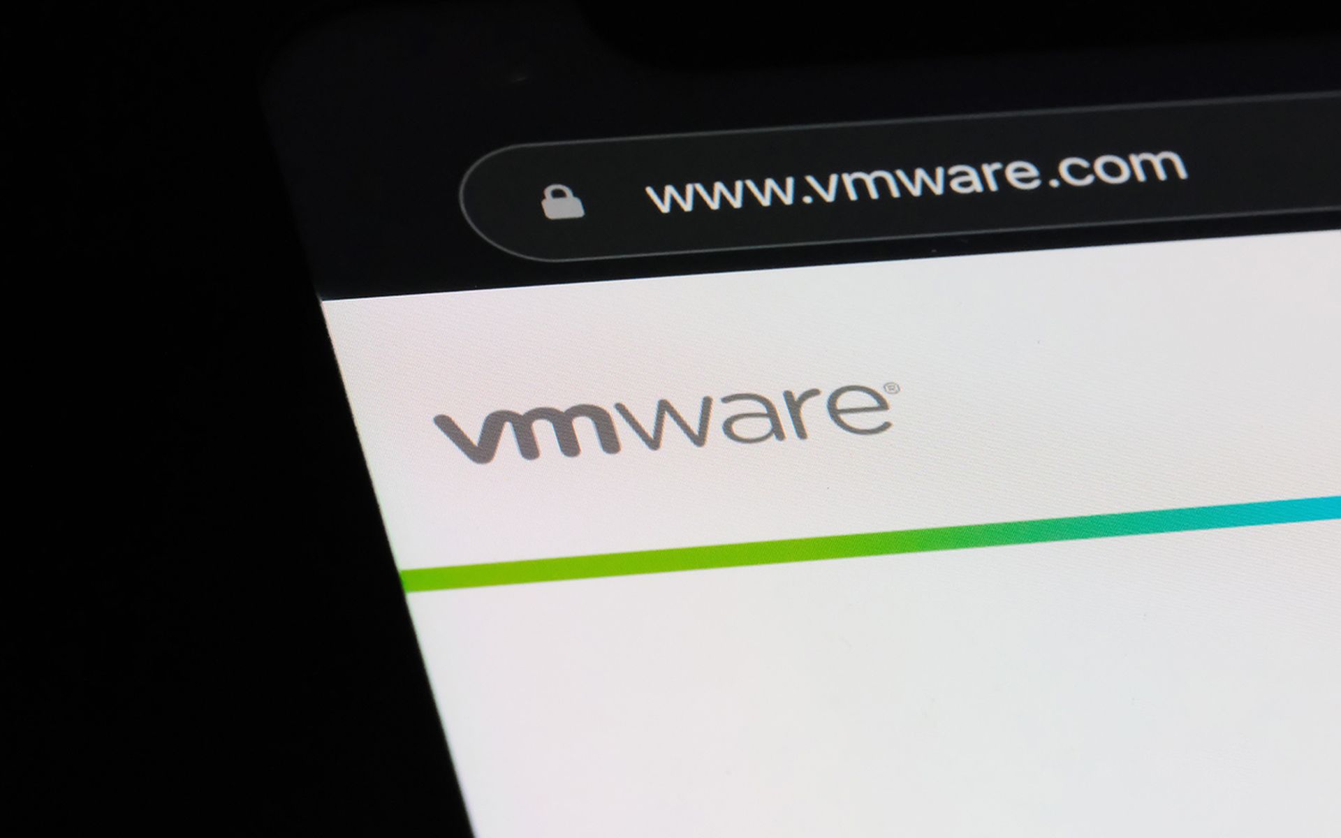 VMware company brand logo on official website