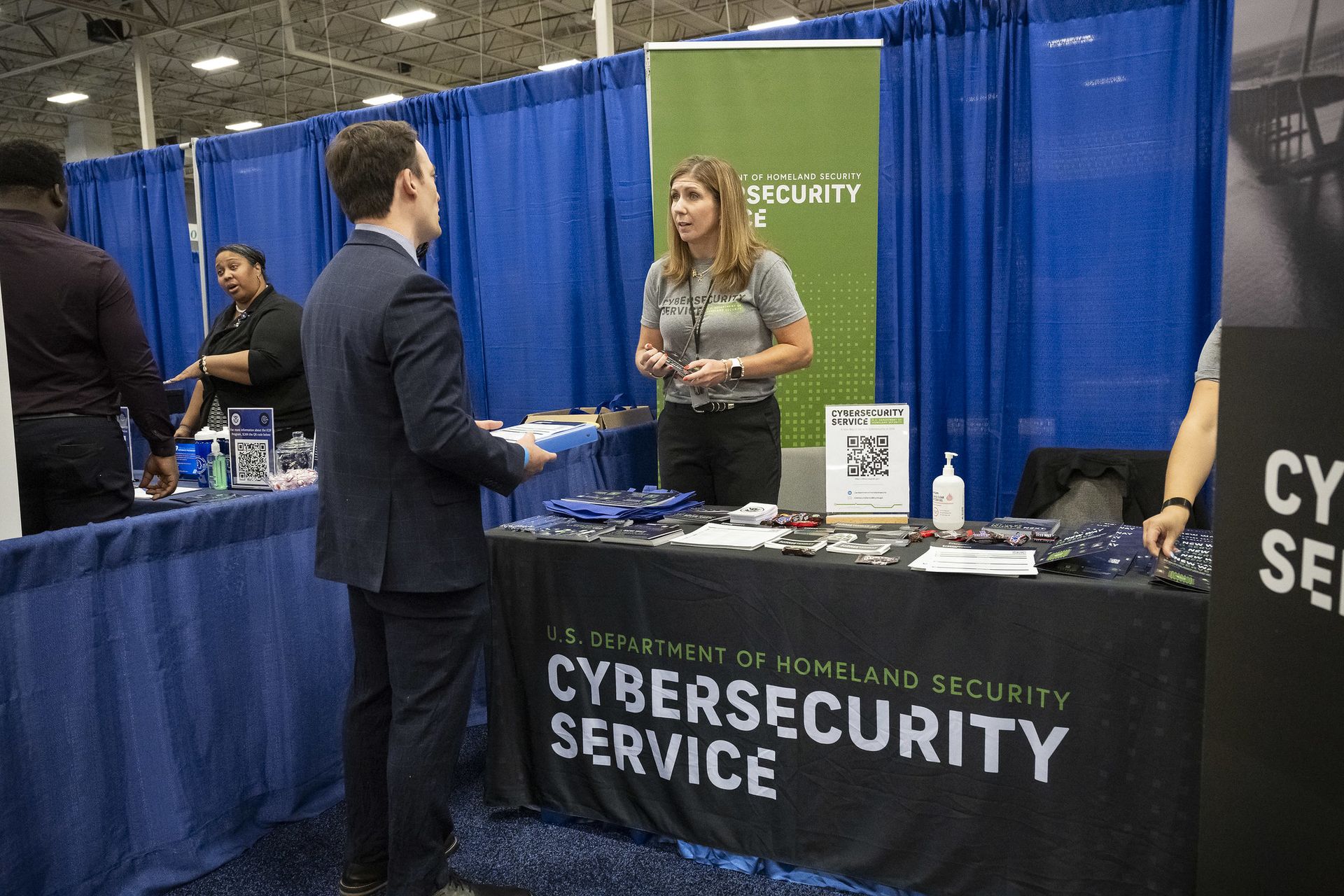 CISA career expo booth