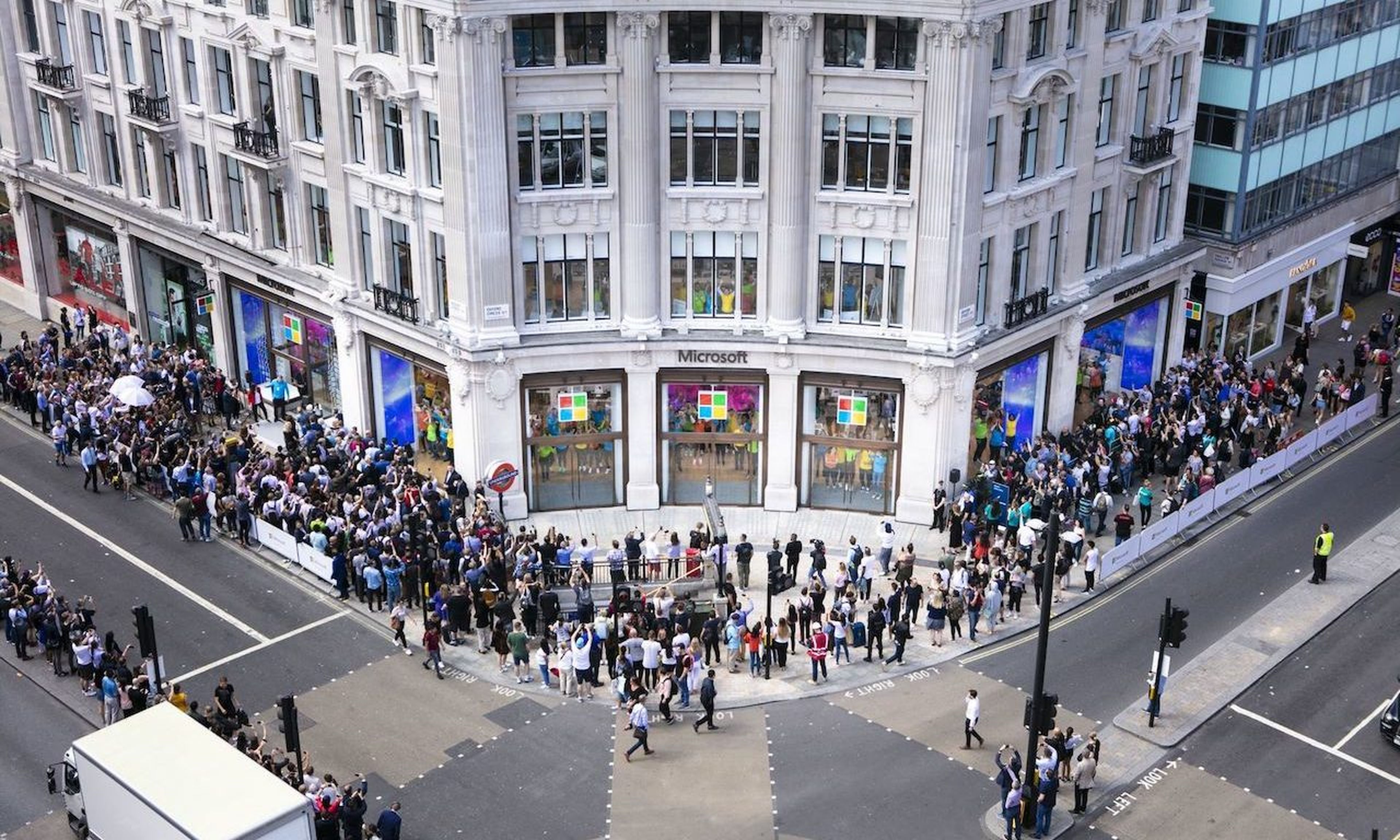 Microsoft flagship store in London. (Microsoft)