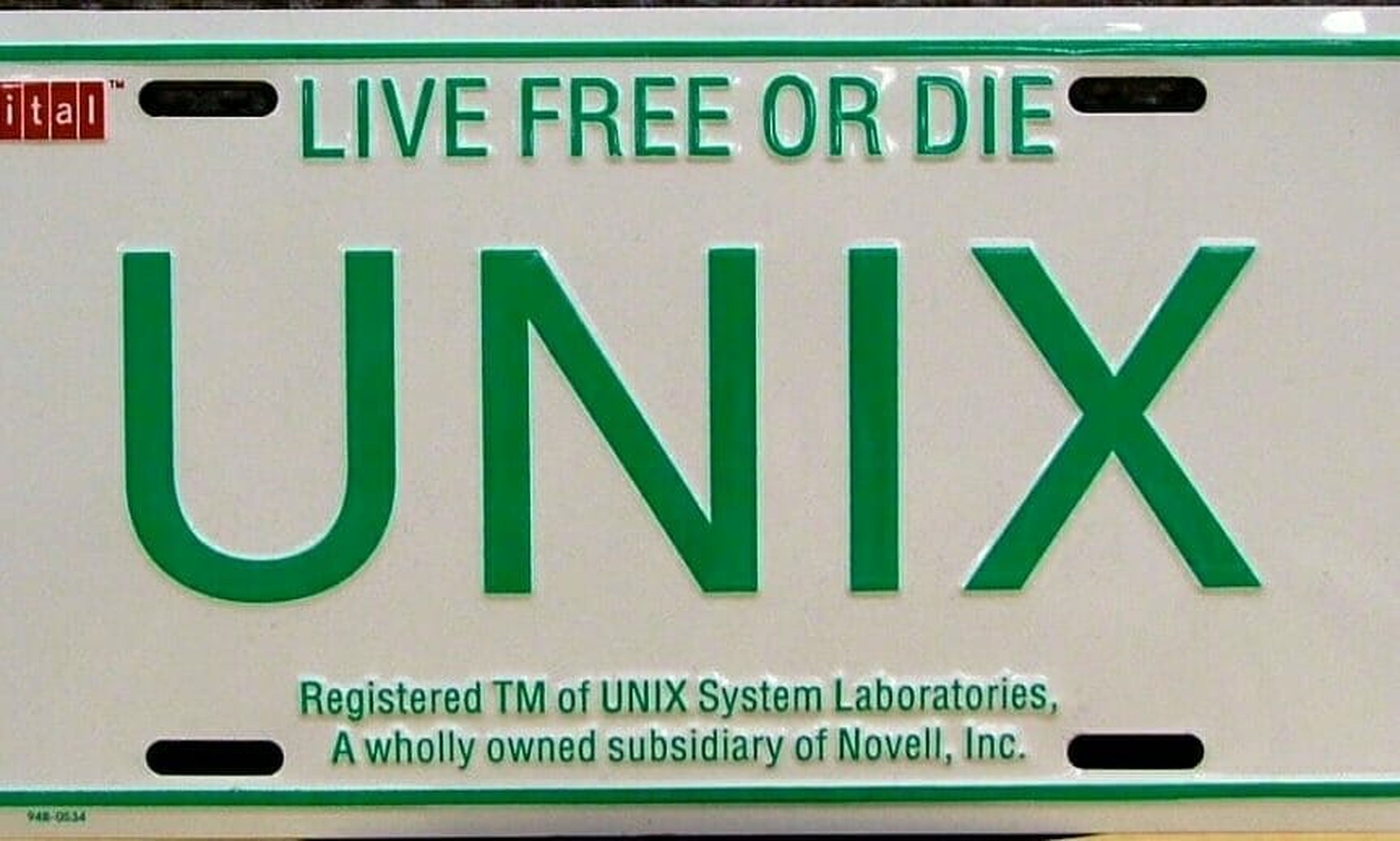 Promotional item put out by the Digital Equipment Corporation to promote the UNIX operating system. Twenty-one vulnerabilities were discovered in Exim Internet Mailer, a popular mail transfer agent (MTA) that’s available for major Unix-like operating systems.  (KHanger/CC BY 3.0/https://commons.wikimedia.org/wiki/File:UNIX-Licence-Plate.JPG)