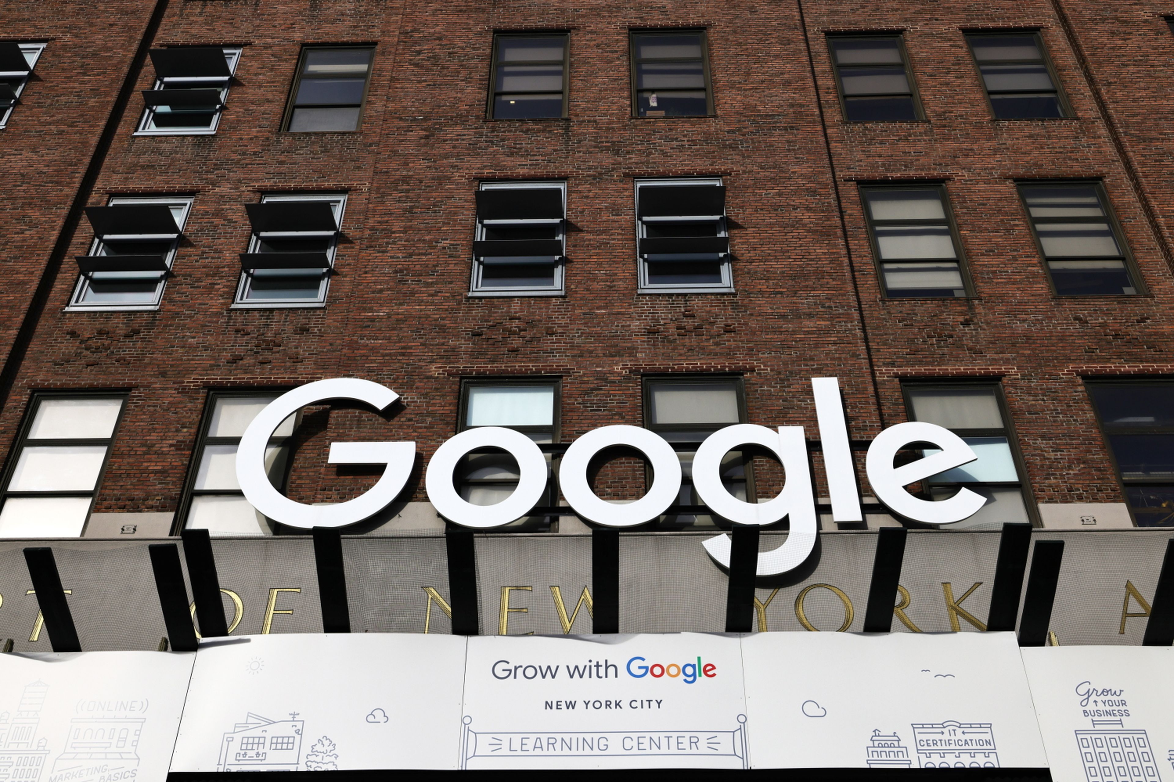 The Manhattan Google headquarters is seen on Jan. 25, 2021, in New York City. Google launched a new site to celebrate its Vulnerability Rewards Program on July 27. (Michael M. Santiago/Getty Images)