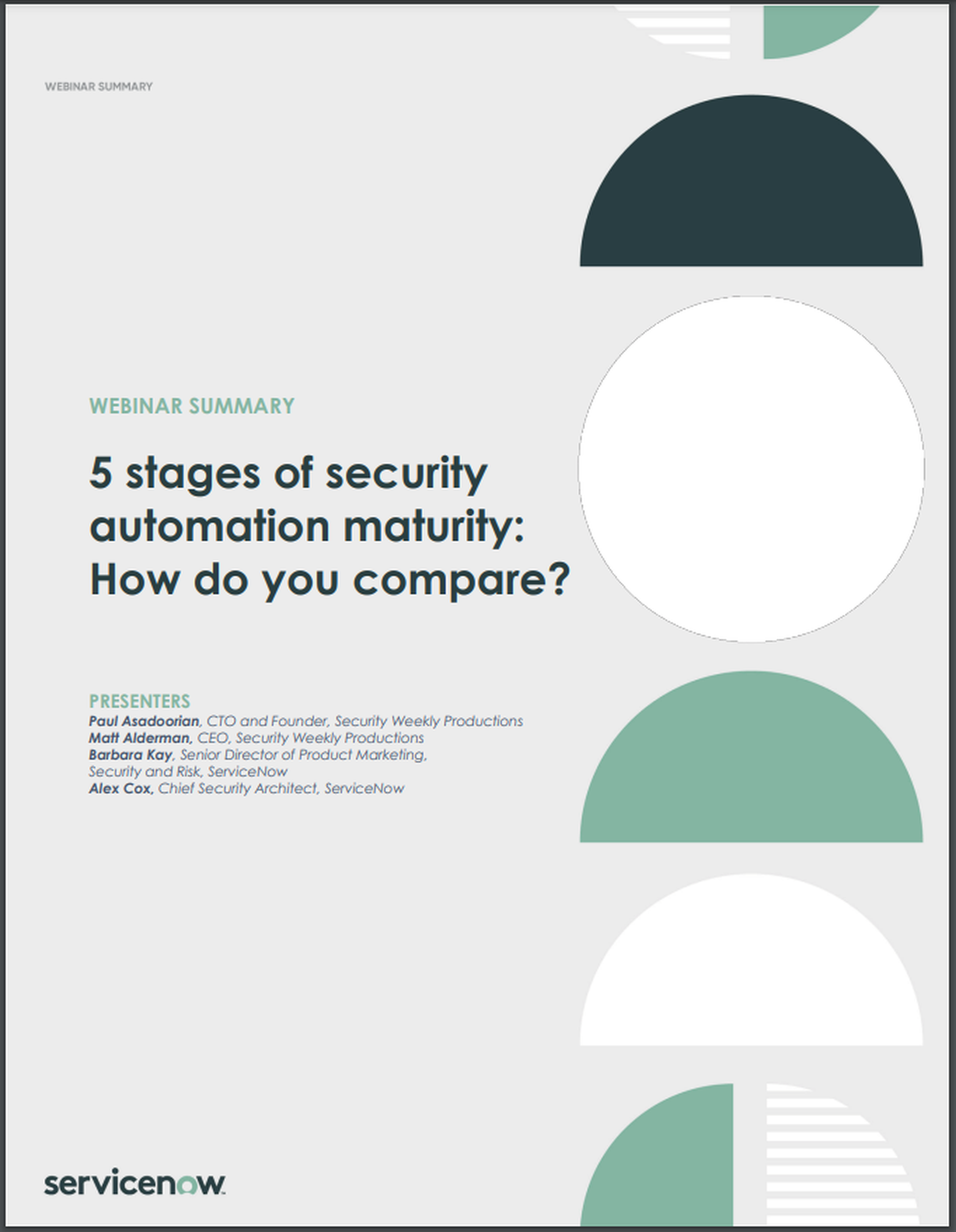 5 stages of security automation maturity: How do you compare?