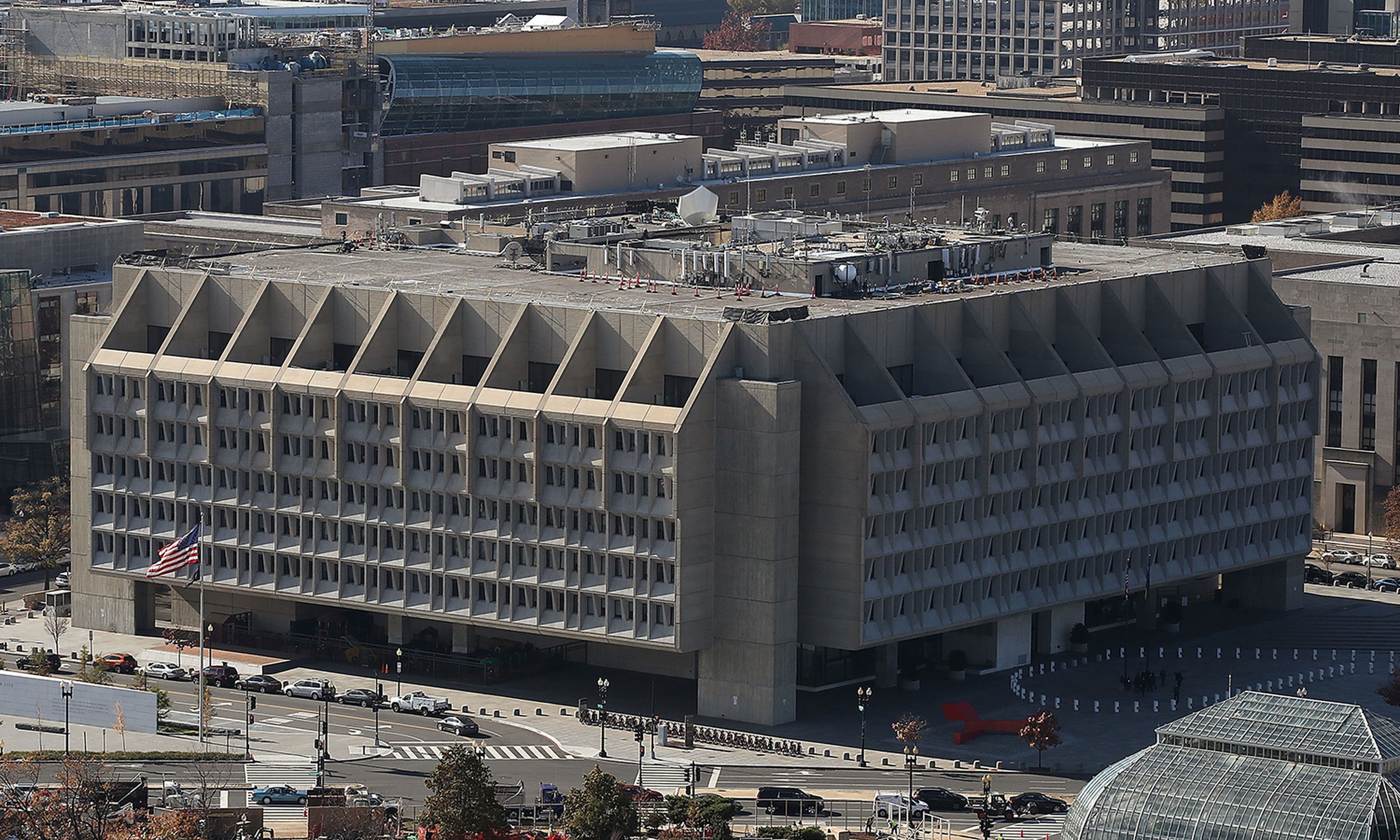 The headquarters of the U.S. Department of Health and Human Services
