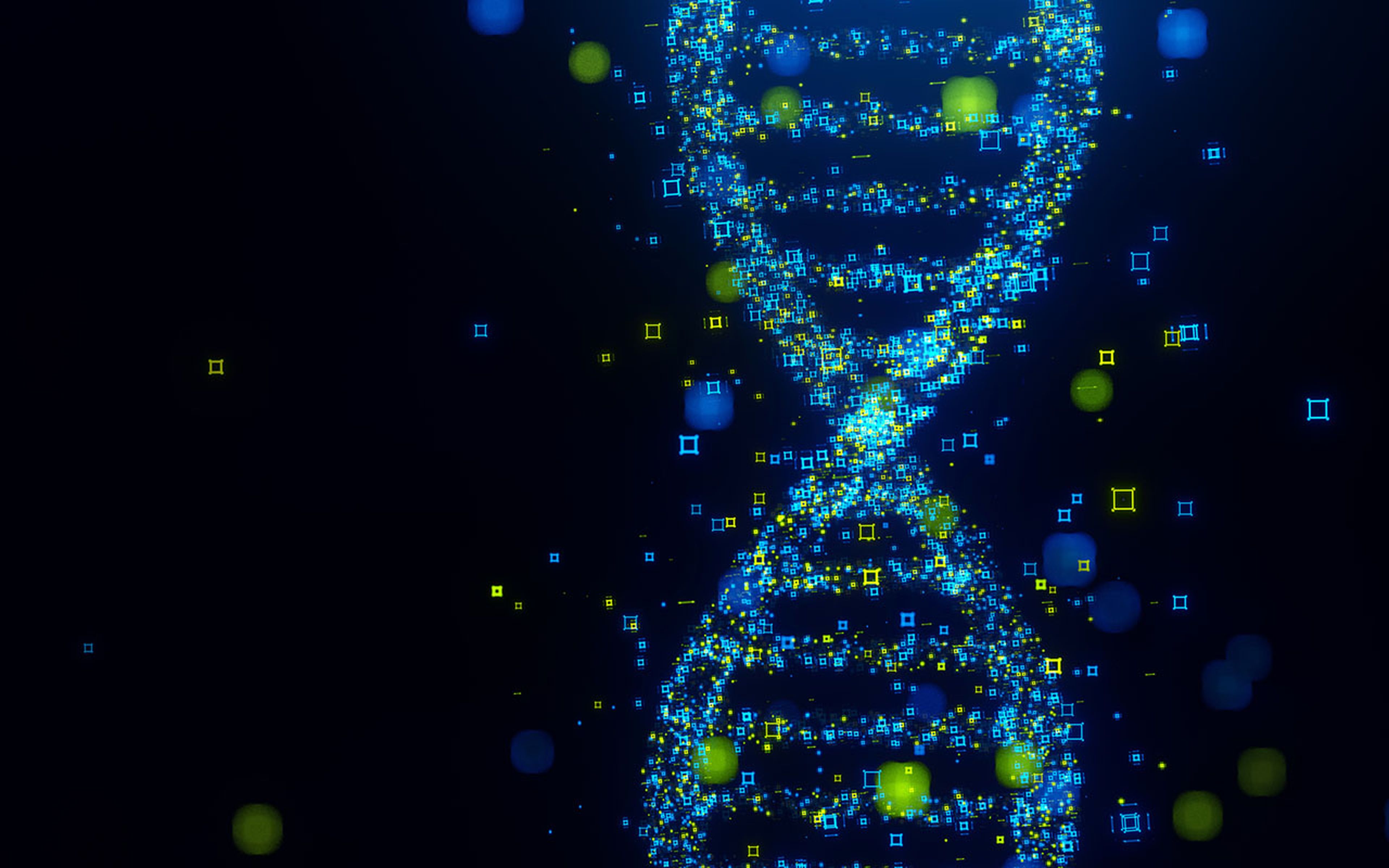 Digital generated image of DNA