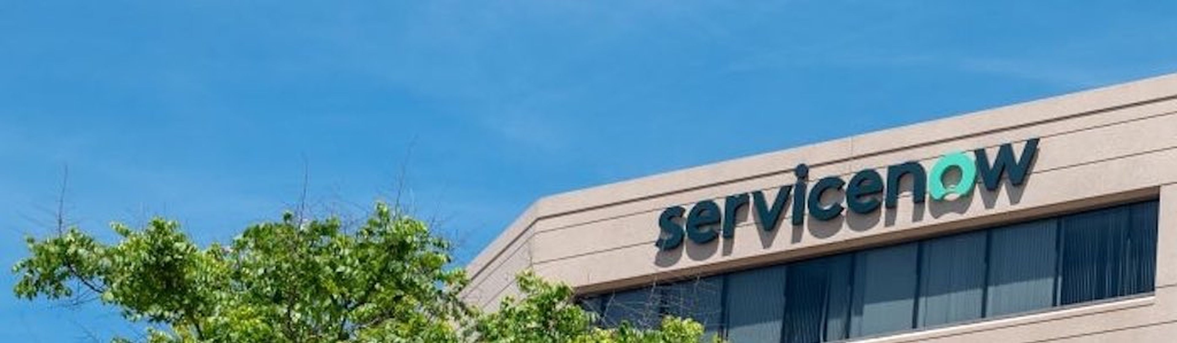 ServiceNow offices with new logo