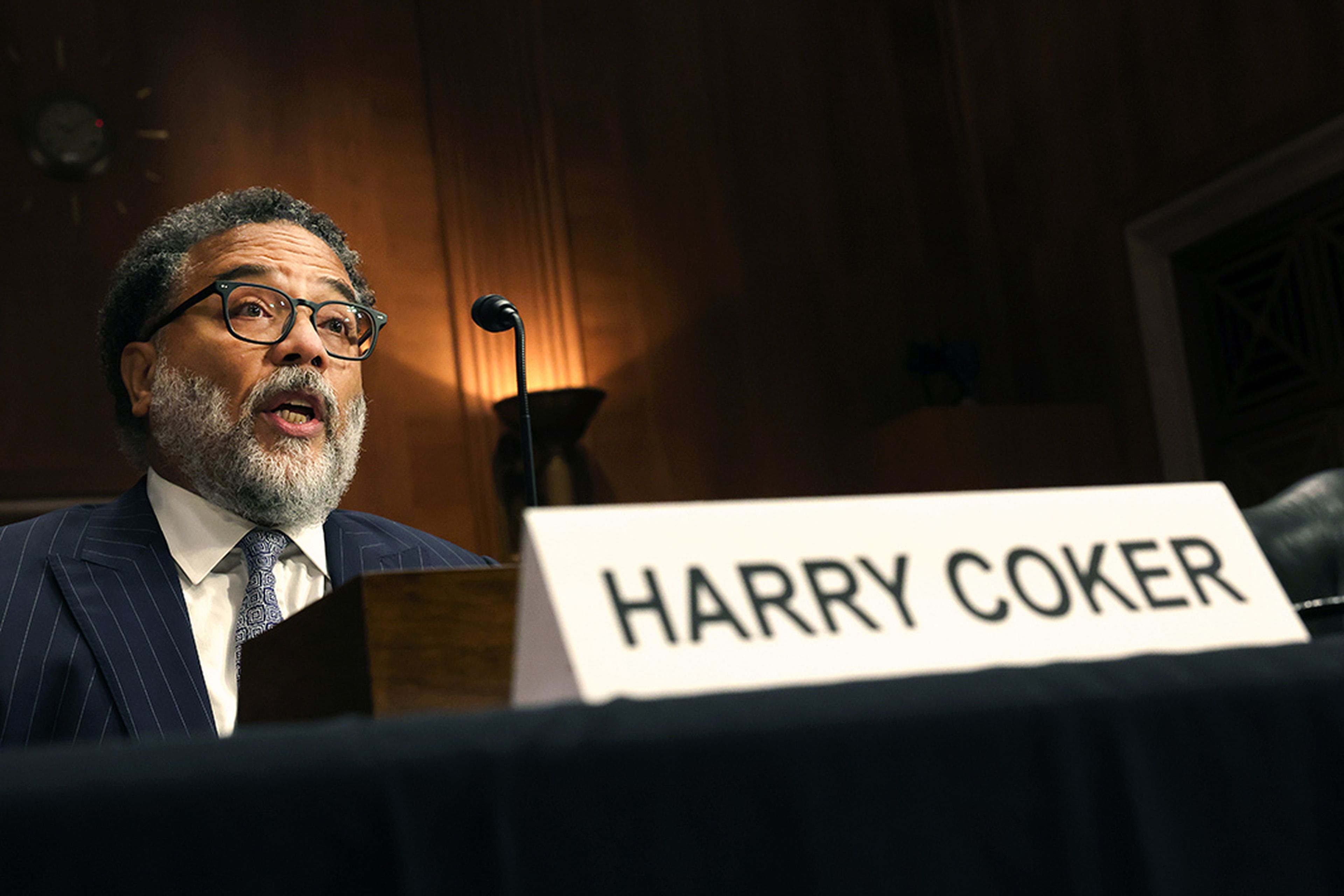 Harry Coker Jr. testifies