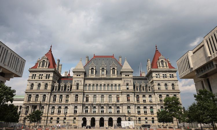 The New York State Capitol on August 11, 2021, in Albany, N.Y. Today’s columnist, Uriel Maimon of PerimeterX, lays out three recommendation to mitigate credential stuffing from the N.Y. State Attorney General’s Office. Photo by Michael M. Santiago/Getty Images)