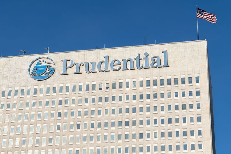 Prudential sign on their headquarters building in New Jersey.