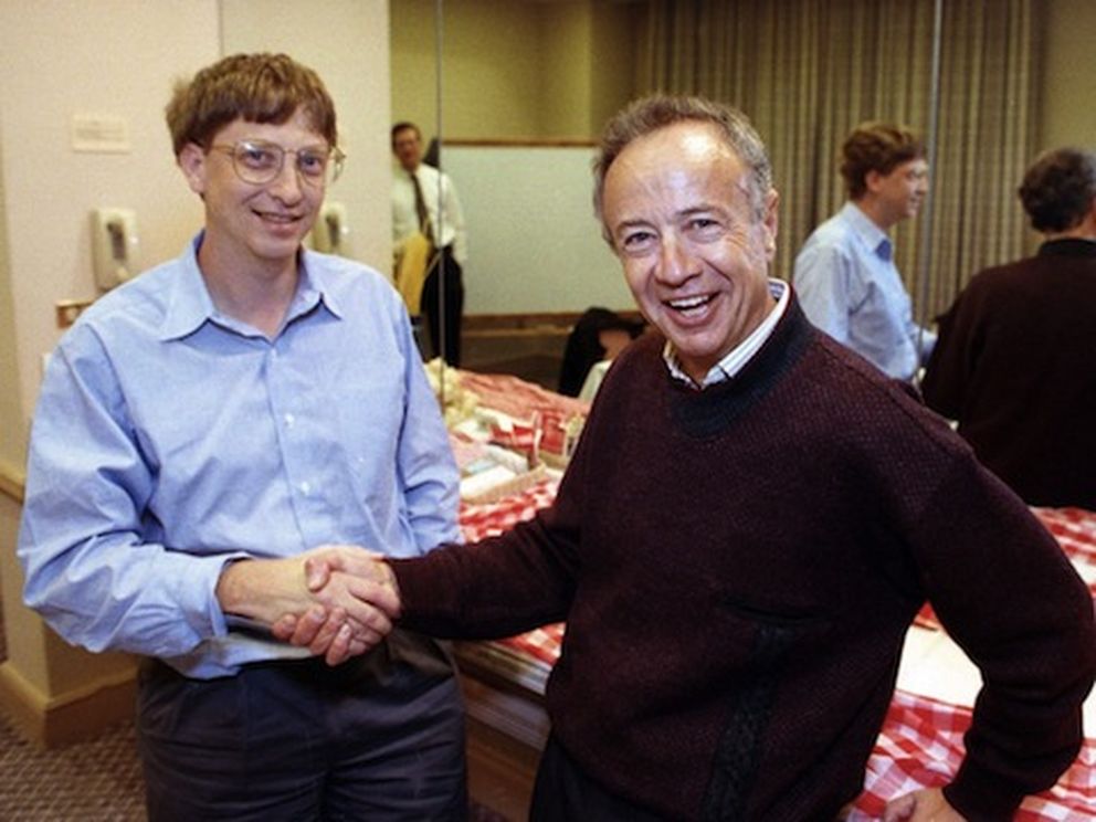 Bill Gates and Andy Grove